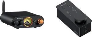 Fosi Audio SK02 DAC Amp Headphone Amplifier Desktop and MC101 Bluetooth Stereo Amplifier Home Audio Componen