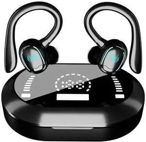 Wireless Ear-Hook TWS Earphones Bluetooth Earbuds Over The Ear Headphones Compatible with Samsung Galaxy Tab S10 FE 10.9"/S10 FE Plus 13.1", True Stereo Charging Case Hands-Free Mic Headset