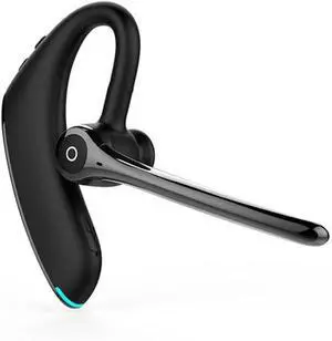 Wireless Earphone Ear-Hook Headphone Boom Mic Compatible with Motorola Moto G Stylus 5G (2025), Handsfree Single Headset Over The Ear Earbud