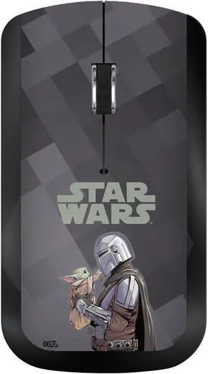 Star Wars: The Mandalorian Grogu and Din Djarin Color Block Wireless Mouse