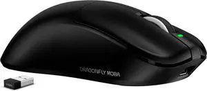 VGN F1 Wireless Gaming Mouse, 26,000 DPI, High Precision, 55g Lightweight, 4K Polling Rate, 200-Hour Battery Life, 6 Programmable Buttons, USB-C Charging, for PC/Mac/Laptop, Classic Black