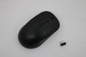 Wireless USB-C Mouse - Comfortable and Compact Design, Optical Sensor, Bluetooth Connectivity, AA Battery Powered, World's Smallest USB-C Receiver - Compatible with All Computers