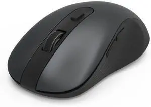 Hama Computer Mouse Wireless (6-Button Optical Mouse, Multi-Device Mouse for PC, Laptop and Laptop for Right-Handed Users, 800-2400 dpi, Bluetooth, Windows 11/10/8/7, Android 4.3, MAC) Black