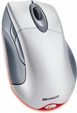 Microsoft Wireless IntelliMouse Explorer - Mouse - optical - 5 button(s) - wireless - USB wireless receiver - metallic gray