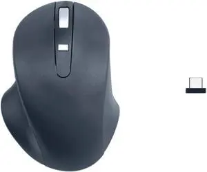 Matias The Wireless USB-C Pro Mouse - Premium PBT Material, Ergonomic Design, Long Battery Life, AES-128 Bit Encryption - Compatible with Computers, Laptops, and Chromebooks (Rechargeable)