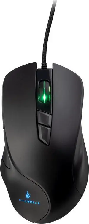 SureFire Martial Claw Gaming Mouse, Gaming Mouse with RGB Lighting, PC Mouse with 7 Programmable Buttons, Wired Mouse, 7200 DPI Computer Mouse with 1.8 m Cable, divers