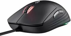 GXT 925 Redex II Lightweight Gaming Mouse 82 Grams, Kailh Switches 200-10000 DPI, RGB Mouse, 6 Programmable Buttons, USB Wired Mouse for Gaming PC, Computer, Laptop, Windows - Black