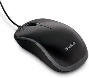 Verbatim Silent Corded Optical Mouse - Black (Pack of 6)