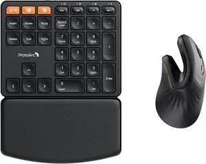 ProtoArc EK04 N Ergonomic Number Pad and EM11 NL Ergonomic Mouse