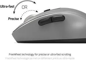 PORTE DESIGN Bluetooth Wireless Mouse, Gray