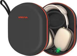 Charging Case for AirPods Max 1 & 2 - Travel Headphone Charger with Magnetic Lightning & USB-C Connectors, Auto Sleep Mode, 5000mAh Battery