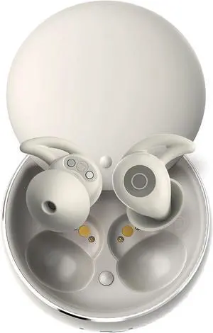 Sleepals Micro Sleep Earbuds for Side Sleepers | Sleep Headphones with Comfortable and Snug Fit | Moderate Noise Reduction with Soft Earplugs (not ANC) | Small and Light, 28H Play (Beige)