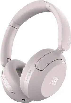 Cubitt Power Headphones with Hybrid ANC | Bluetooth 5.4 Over-Ear Headphones with 60H Playtime, 4 Mics, Auto-Pause, Transparency Mode, Low Latency, Foldable Design, USB-C Fast Charging - Rosewood