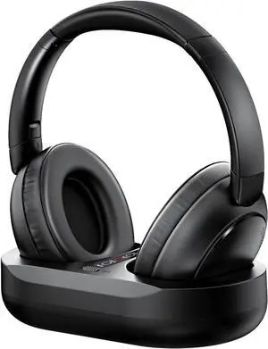 INFURTURE Wireless Headphones for TV Bluetooth Headphones with Bluetooth Transmitter,50H Playtime/Perfect Audio Sync, No Audio Dealy, Ideal Gift for The Elderly/Parents/Friends/Family