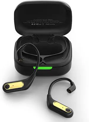 CCA KZ AZ15 IEM Bluetooth 5.2 Adapter, Sport Wireless Earhook, Long Battery Life Bluetooth Cable for KZ ZS10 PRO X/ZSN Pro X/AS16 PRO/ZAS/Zax, CRA/C12(C pin)