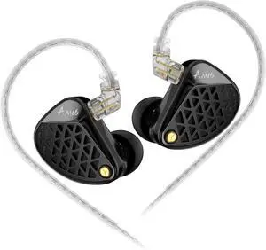 KZ AM16 in Ear Monitor Headphones 16BA Drivers HiFi IEM Earphones High Clarity Gaming Earbuds Clarity in All Frequency Stereo Sound Comfortable Headphones for Musicians (Deep Base, Nomic)