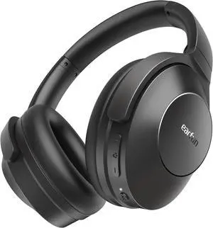 EarFun Wave Life Hybrid Active Noise Cancelling Headphones, Wireless Over Ear Bluetooth 5.4 Headphones, 4 Mics AI Clear Call, Deep Bass, 60H Playtime, Comfortable Fit, Custom EQ, Multipoint Connection