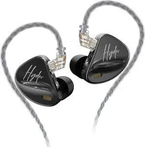 CCA Hydro in-Ear Monitor, 8BA+2DD Hybrid Driver with 4 Tuning Switches HiFi Noise Isolation Earbuds, Clarity in All Frequency Stereo Sound Headphone for Audio Engineer, Musician (784)