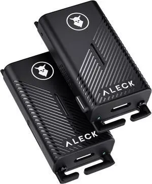 ALECK Punks Wireless Bluetooth Bike Helmet Speakers - Premium Open Ear Audio, Hands-Free Calls, 2-Button Operation, Fits All Open Face Helmets - Ideal for Bicycling, Climbing, Equestrian, Dirt Biking