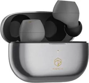 Ceramics X Wireless Earbuds, 55dB Active Noise Cancelling Earphones, Hi-Res LDAC, IPX5 Sweat Resistant Anti-Wind, 50H Battery, 4 HD Mics, Game Mode Dual Connectivity (Silver Grey)