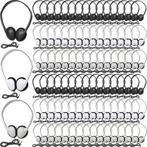 Kanayu 360 Pcs Class Set Headphones for Kids Bulk Student Classroom School Wire Headsets Adjustable School Earphones on Ear with 3.5mm Jack for Youth Adults for Online Learning Adults
