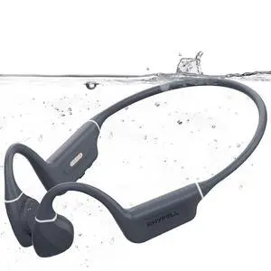 Wild 5 Bone Conduction Headphones, IP68 Waterproof Swimming Headphones Built-in MP3 Player 32G Memory, Bluetooth 5.4, Liquid Silicone Material for Running, Hiking and Wilderness Discovery