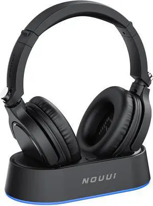 Wireless Headphones for TV Watching, TV Headphones Wireless for Seniors with Multi-Function Transmitter Charging Base, 65hrs Worktime Bluetooth Headset, No Audio Delay, Gifts for Parents & Elderly