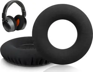 SOULWIT Professional Nano Cloth Replacement Earpads for Neumann NDH 20 (NDH20) Studio Headphones, Ear Pads Cushions with High-Density Foam - NDH 20 NC Black