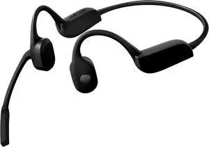 Bone Conduction Headphones Bluetooth with Mic, Noise Cancelling Open-Ear Sweatproof Bone Conducting Headsets Microphone Wireless for Work, Sports,Call, Meeting Headphones
