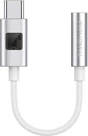 TANCHJIM Stargate 2 Portable Headphone Amplifier, Type C to 3.5mm HiFi Audio Adapter, CS43131 DAC, 32Bit/384kHzDSD64/128/256 AMP with DSP Decoder for Smartphone, Tablet & Laptop PC