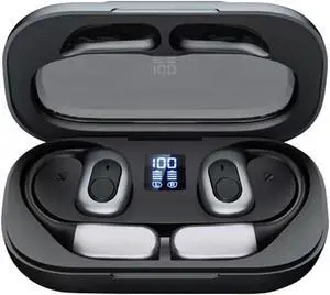 OWS Wireless Bluetooth AI Translation EarphonesAl Language Translator EarbudsReal-Time Translation Earbuds Include 134 LanguagesTranslation Device for Travel Business LearningBlack