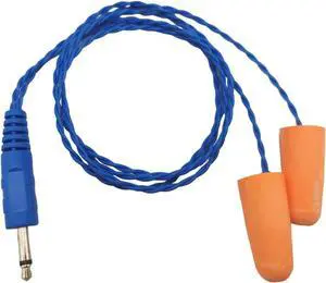 Racing Radios Earbuds, Mono Noise Reduction Balanced Armature Foam Earbuds for Racing Radios Communications Electronics- 1/8" Plug (Blue line)