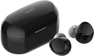 AVIOT TE-V1R Wireless Earbuds | Hybrid Dual Driver 2.0, LDAC Support, Up to 62-Hour Playback, Adaptive Hybrid Noise Canceling, Wireless Charging, IPX4 Water Resistance, Low Latency Mode (Black)