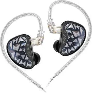 KZ AS24 Pro in-Ear Monitor Headphone, 24BA Drivers High-Performance IEM, HiFi Bass Noise Isolation Gaming Earbuds Clarity in All Frequency Stereo Sound Comfortable Earphones (Nomic)