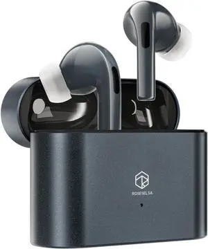 Earfree i5 Wireless Earbuds Bluetooth TWS Earphones Hybrid ANC Headphones HiFi Sound Quality 50 Hours Long Playtime 48dB IPX5 Waterproof Bluetooth 5.3 Game Mode 54ms(Black)