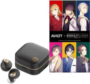 AVIOT TE-Q3-BSF BUSTAFELLOWS Collaboration Wireless Earbuds Officially Licensed (Exclusive Edition), Special Japanese Voice, Noise Cancelling Wireless Earbuds, Bluetooth 5.3
