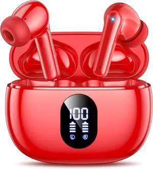 ZZU Wireless Earbuds, 2025 Ear Buds with Big Bass Stereo Sound, Lightweight Bluetooth Earbuds with 48 Hours Playtime, in-Ear Fit Earphones