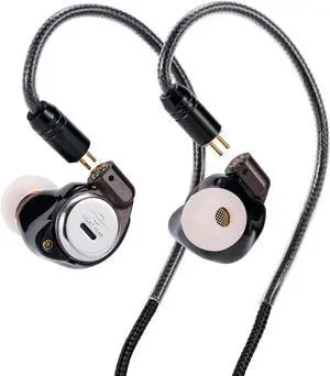 Star City 5 Pro Wired Earbuds 1DD+2BA Hybrid IEM Earphones HiFi in-Ear Earphones Detachable Cable for Audiophile(Night, 3.5mm 0.78 2 pin)