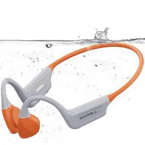 Bone Conduction Headphones, Bluetooth 5.4 Open Ear Headphones with Mic, IP68 Waterproof with MP3 Mode 32GB Memory, 10 Hours Playtime for Wilderness, Climbing