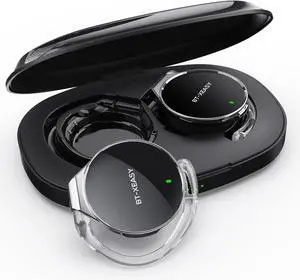 Open Ear Headphones Wireless 52hrs Bluetooth 5.4 Over Ear Hooks Headphones Earbuds with Microphone Ear Clip Headphones Simultaneously Connect 2 Devices Clip on Earphones