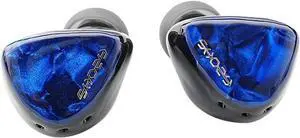 Shozy in-Ear Monitor Earphone HiFi Planar-DD Composite ACG 0.78 2pin Wired Earbuds Headphones with Noise Cancelling Technology, 3.5mm in-Ear Stereo Headphones (Aqua)