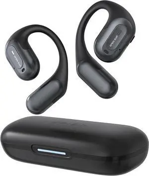 Open Ear Headphones Wireless Earbuds with LED Display & Microphone, IPX7 Waterproof Bluetooth Headphones with 40 Hours of Playtime, Fast Charging,Earphones for Running, Cycling Workouts