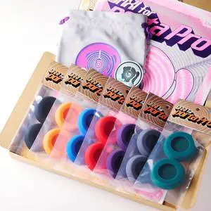 YAXI EARPADS for Koss PORTAPRO 7colors+Pouch ((BK+OG+RD+BU+PU+Grey+Green))