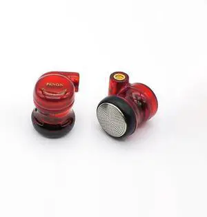 Penon Conductor 1 Bone Conduction Driver + 1 Dynamic Driver Hybrid HiFi Audiophile MMCX Earphone Earbud, Conductor HiFi Earphone, 3D Printed 2-Drivers with BCD Knob (4.4mm Balanced)