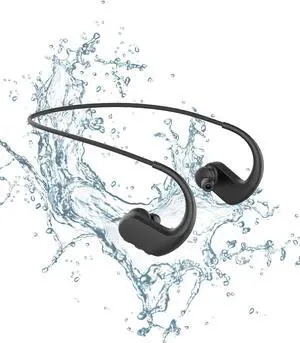 Bluetooth Headphones, Wireless Headphones with 15 Hours Playtime Bluetooth 5.3 Wireless Earbuds HD Deep Bass Stereo Sound Isolation IP68 Waterproof Earphones for Workout Running Sports(Black)