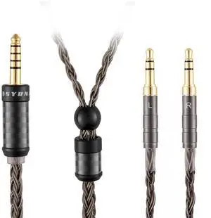 4.4mm Balanced Headphone Cable Compatible with Hifiman, SUNDARA, SUSVARA, Ananda, Arya HE4XX, Denon AH-D7200 D9200 D5200 16 Core Upgrade Replacement Cord (with 4.4mm Balanced, 2Meters/6.5ft)