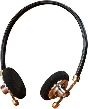 Distant Mountain On Ear HiFi Wired Headphones OOTD Vintage Headset Celebrity Earphones Fashion Outfits for Street Snap Live Camera MMCX 3.5mm (with RZ200-m, Night)