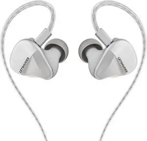 Letshuoer Cadenza4 10mm Beryllium Coated1DD+3Knowles BA Hybrid 4 Drivers HiFi in-Ear Monitors Earphone, Wired Earbuds with Detachable 0.78mm 2Pin Copper Cable for Musician Audiophile Studio DJ Stage