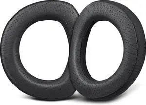 SOULWIT Lambskin Replacement Earpads for Sennheiser HD800/HD800S HD 800 Headphones. Ear Pads Cushions with Durable Mesh Fabric, Noise Isolation Memory Foam - Black
