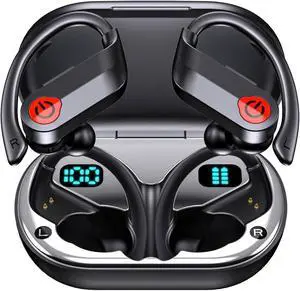 TWS Headphones Wireless Earbuds Compatible with Samsung Galaxy Tab S10 FE 10.9"/Tab S10 FE Plus 13.1", Earphones Ear Hook True Stereo Headset Hands-Free Mic